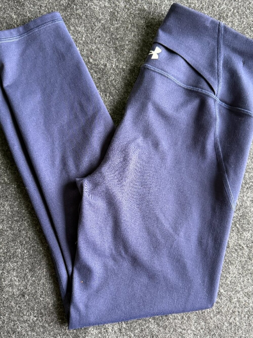 Under Armour HeatGear Navy Leggings Womens Small